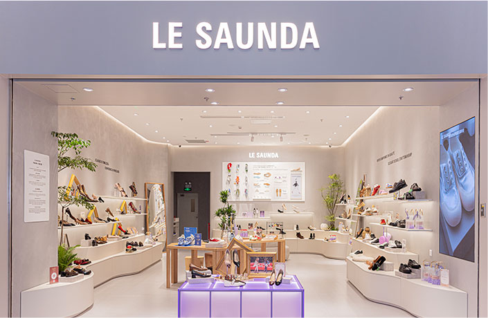 LE SAUNDA萊爾斯丹深圳京基KKMall旗艦店盛大開業